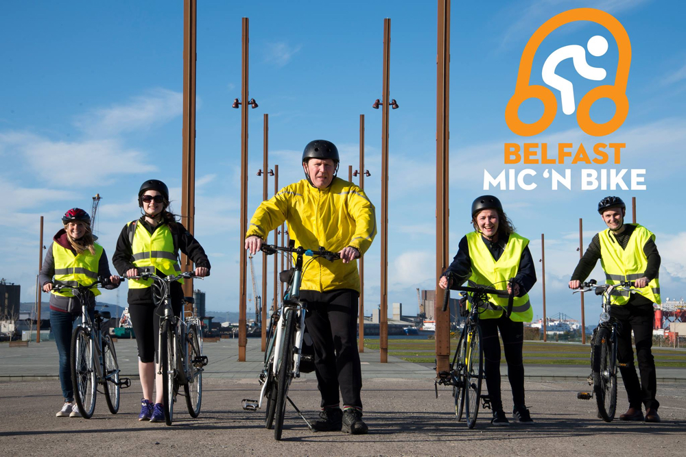 Belfast Mic N Bike tours Maritime Mile Maritime Mile