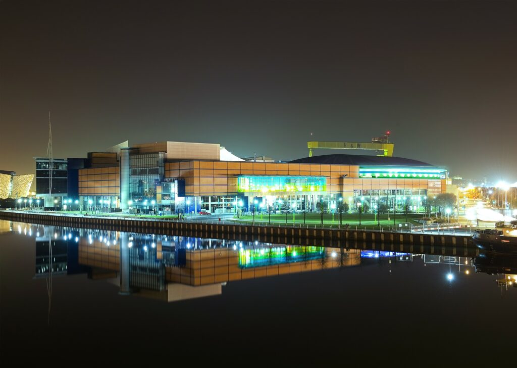 SSE Arena Belfast Queens Quay Odyssey Maritime Mile