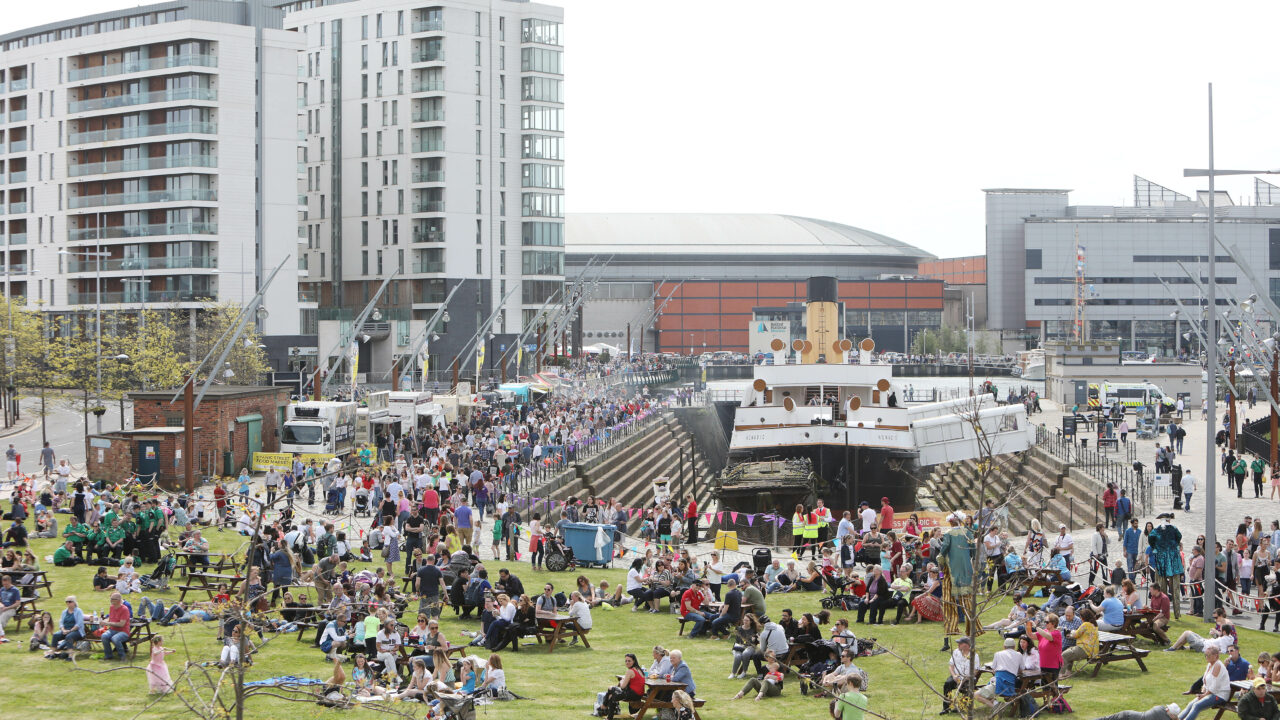 Fleadh Cheoil na hÉireann on the Maritime Mile